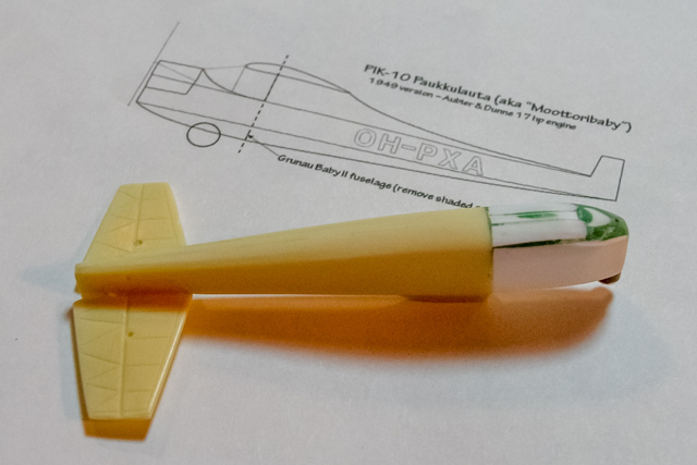 PIK-10 model under construction