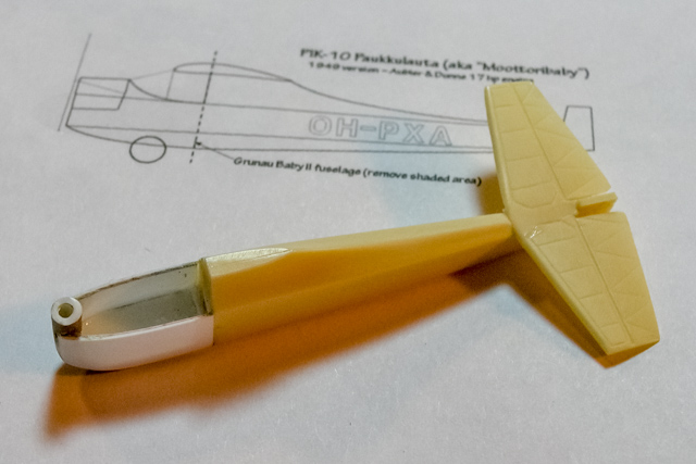 PIK-10 model under construction