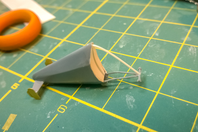 Hafner Rotachute model under construction