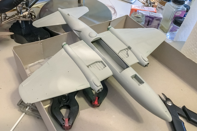 B-57B Canberra basic construction