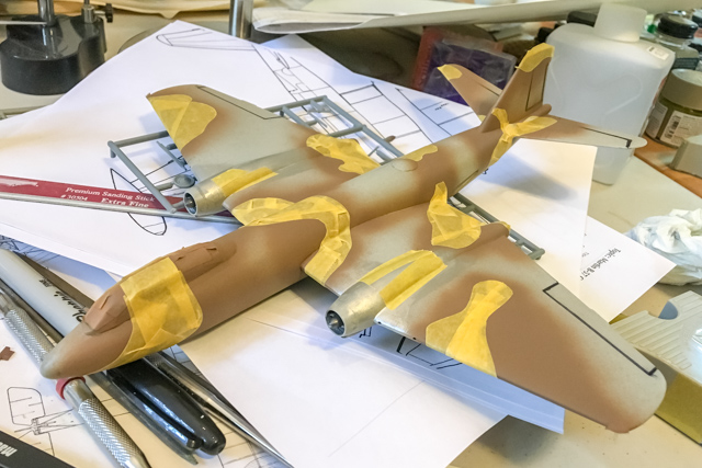 B-57B Canberra w/ masks]