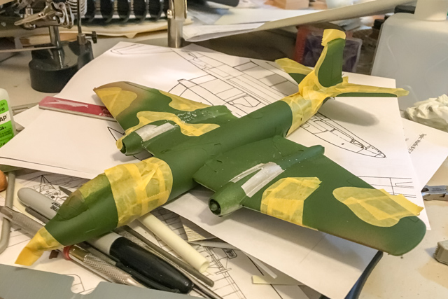 B-57B Canberra w/ masks