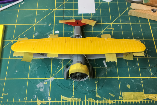 Goshawk rigging process