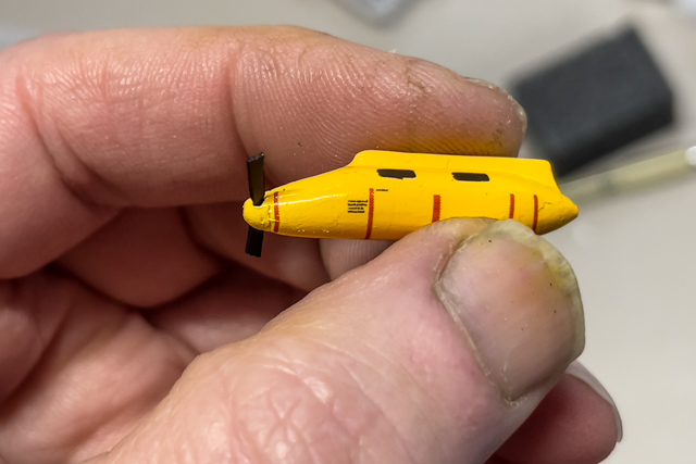 Hawker Tempest winch pod in 1/72