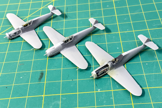 Messerschmitt Bf 109s in 1/72