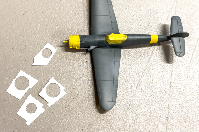 Painting masks and a Messerschmitt Bf 109G-2 in 1/72