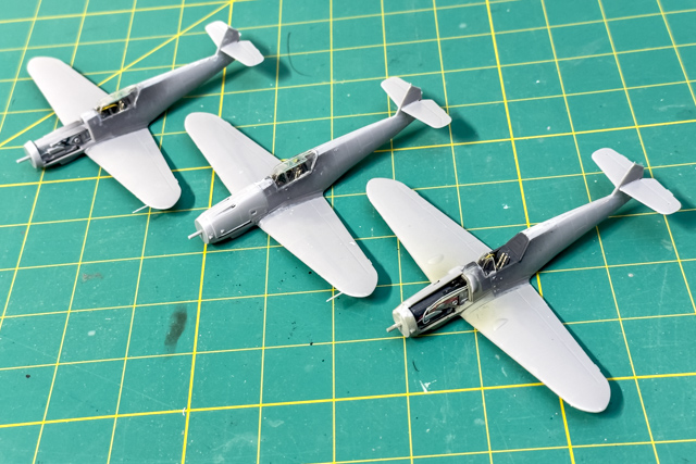 Messerschmitt Bf 109s in 1/72